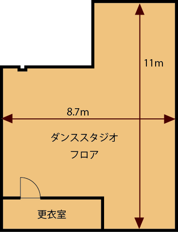 スタジオレイアウト